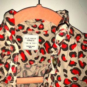 Vibrant colors! Leopard print dress worn twice EUC